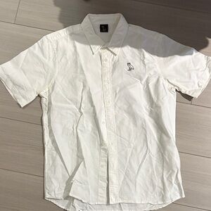 OVO White Casual Button Down Shirt